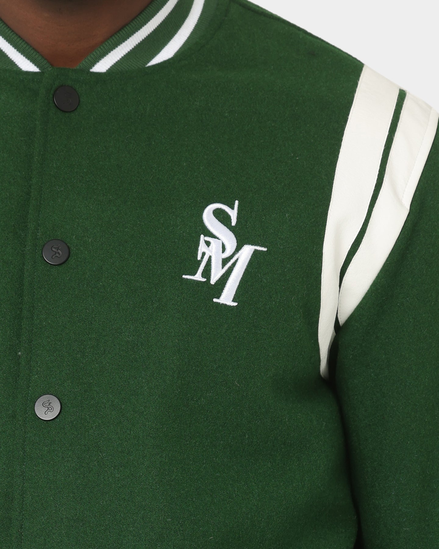 Saint Morta Alpha Varsity Jacket Green/White、mySite、zt4zffjzw
