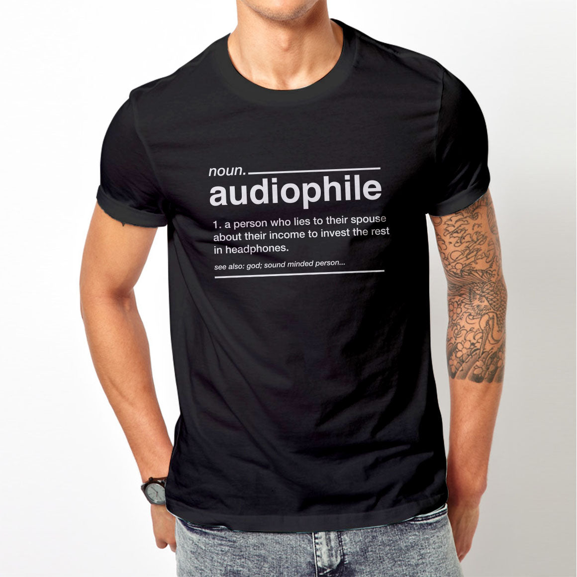  Audiophile Defined T-Shirt、mySite、merchandisen