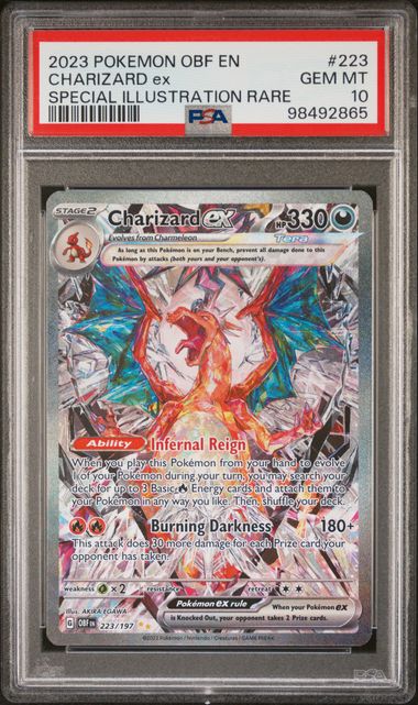 Charizard ex #223 PSA 10 Obsidian Flames、mySite、waistdrama