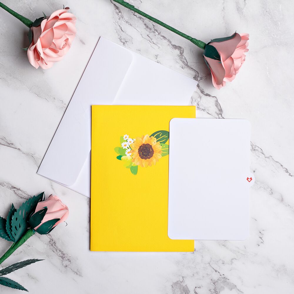 Happy Mother’s Day Sunflowers Pop-Up Card、mySite、solidvoid