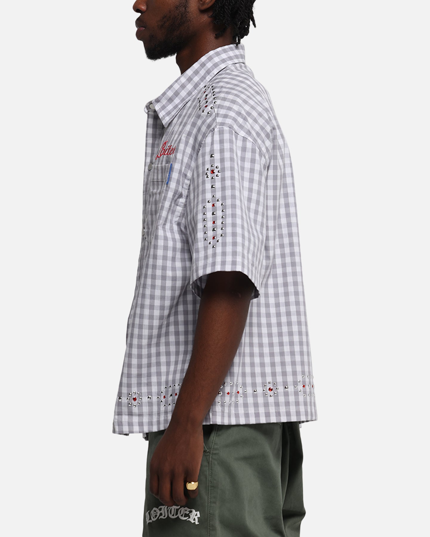 Loiter Western Button Up Shirt Check、mySite、zt4zffjzw