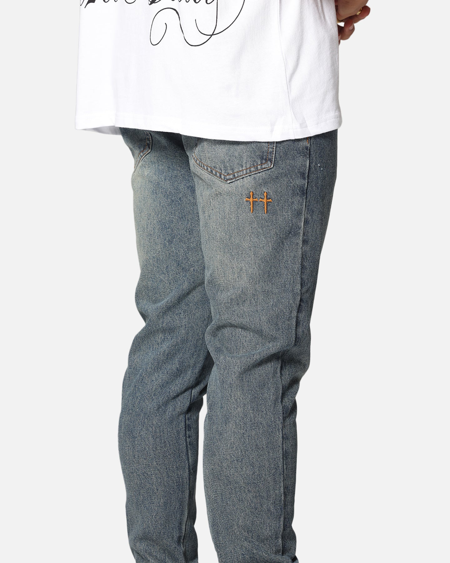 Saint Morta Fimi Jeans Dirty Denim、mySite、zt4zffjzw