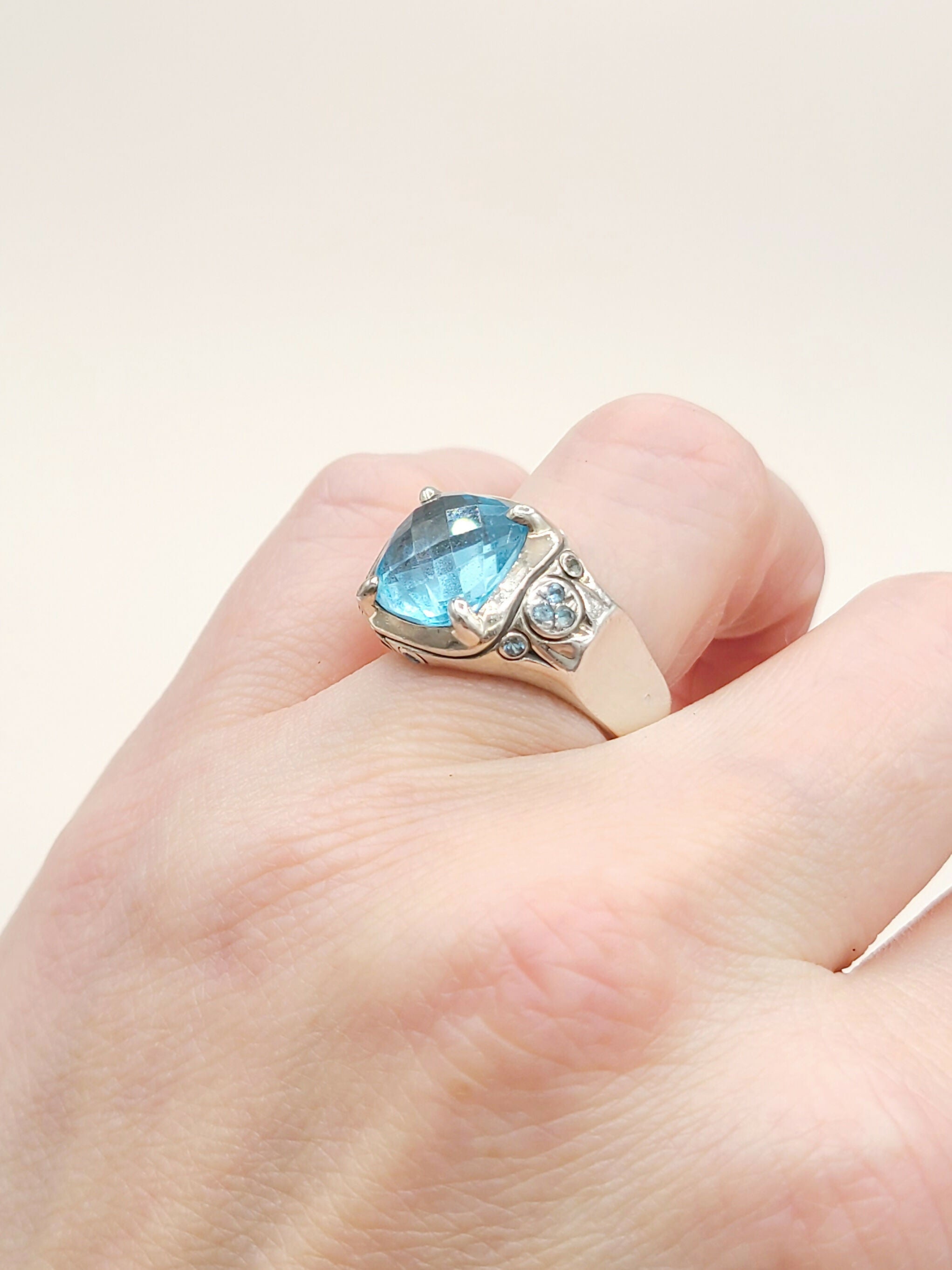 John Hardy Bamboo Ring Blue Topaz、mySite、hinf8tx79
