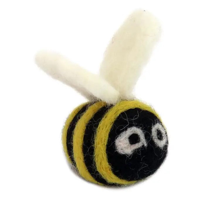 Berta the Honeybee Eco Wool Pet Toys Fresheners、mySite、g9winljtr