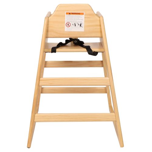 Wooden Double Solid Wood Feeding, Eat & Grow Portable High, Easy to Clean Baby Booster Chair in Natural Finish、、casual