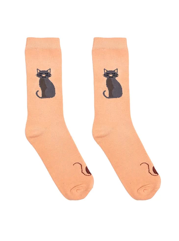 Cat 3D Socks By Living Royal、mySite、g9winljtr