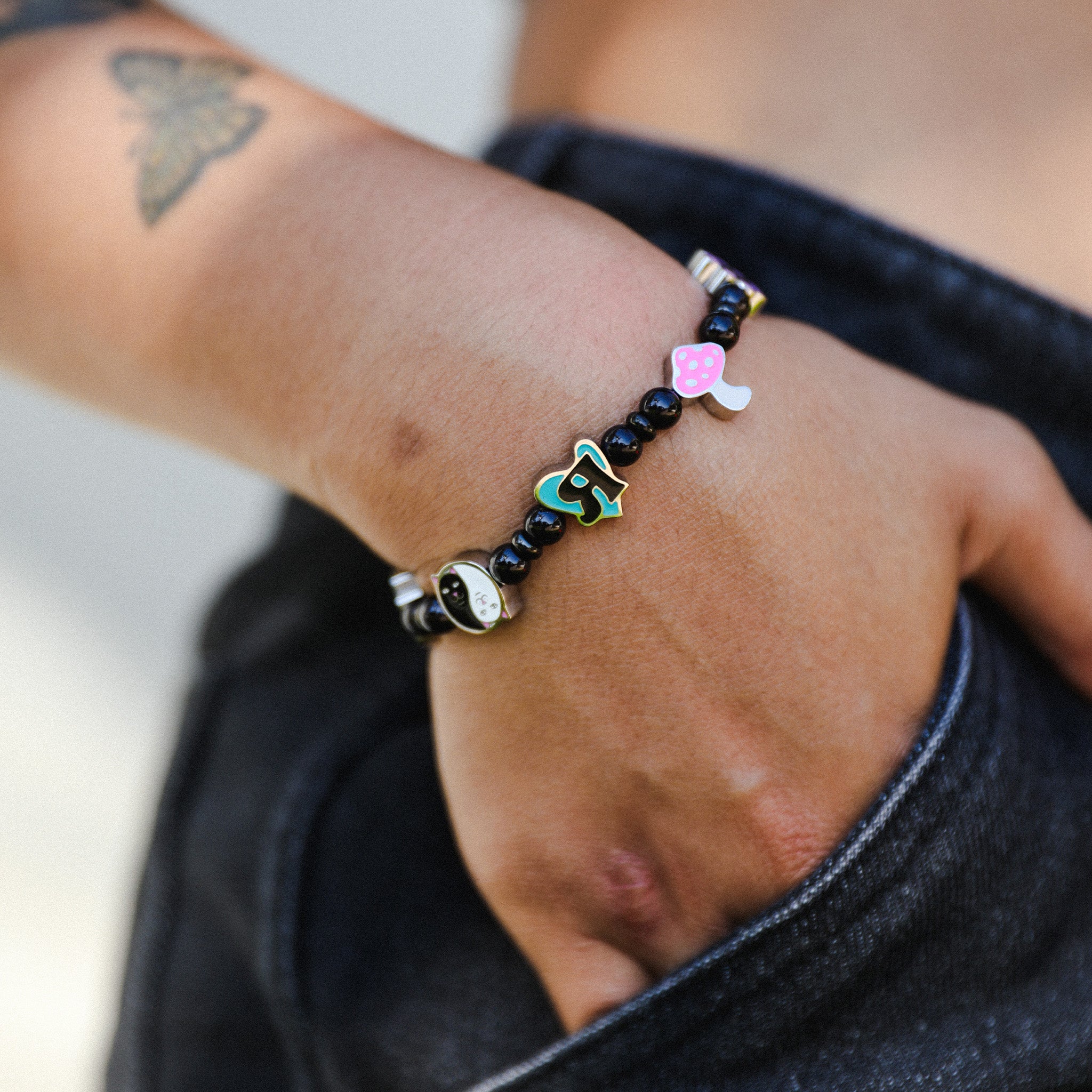  Lucky Charms Bracelet (Black)、mySite、merchandisen