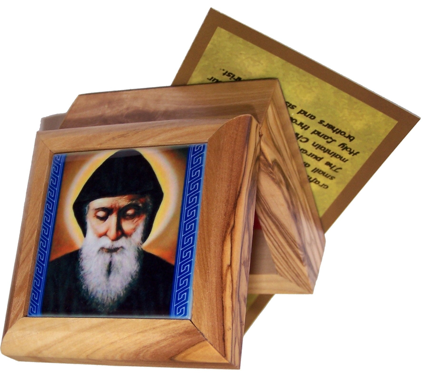 Holy Land Market First Communion Box - Rosary Box - Bethlehem Olive Wood、mySite、topwebapps