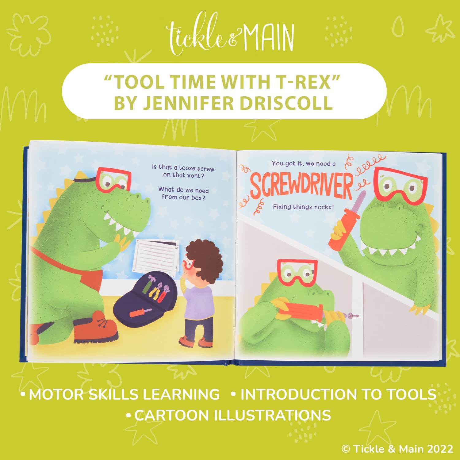 Tool Time with T-Rex Cutest Children's Gift Set、mySite、g9winljtr