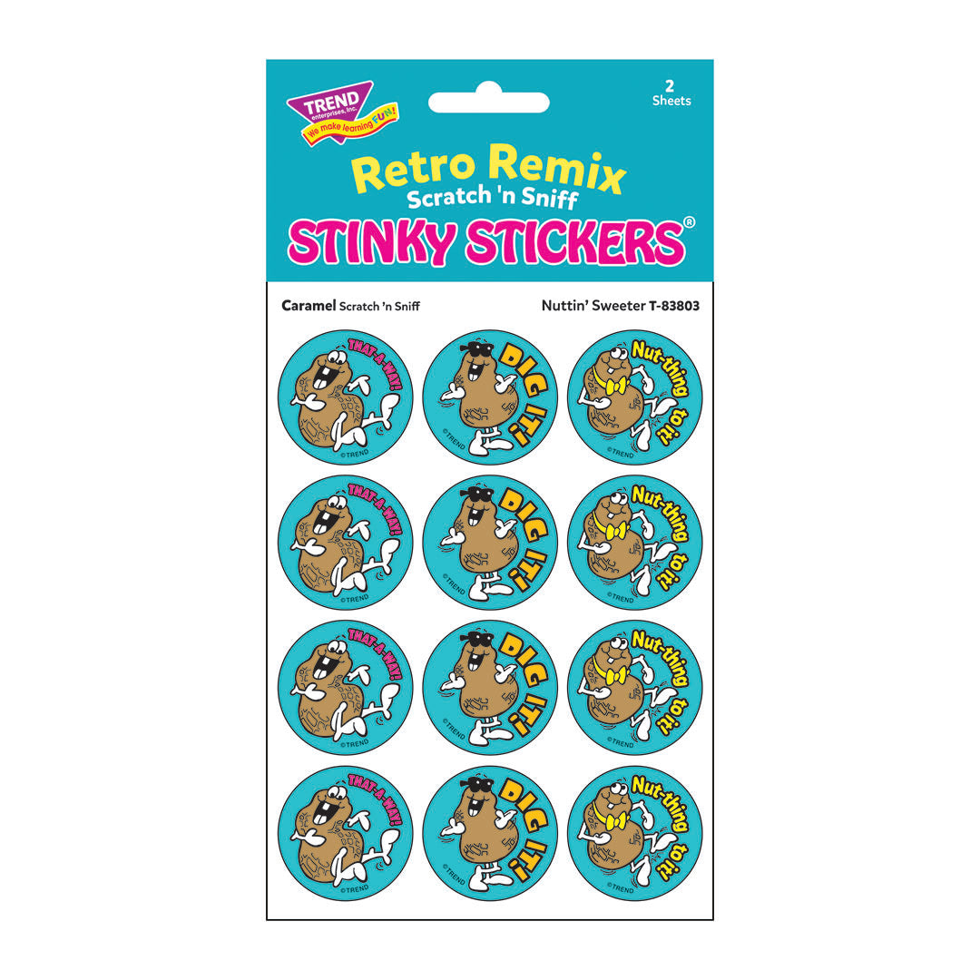  Nuttin' Sweeter! - Caramel-Scented Retro Remix Stinky Stickers®、mySite、ghnorth
