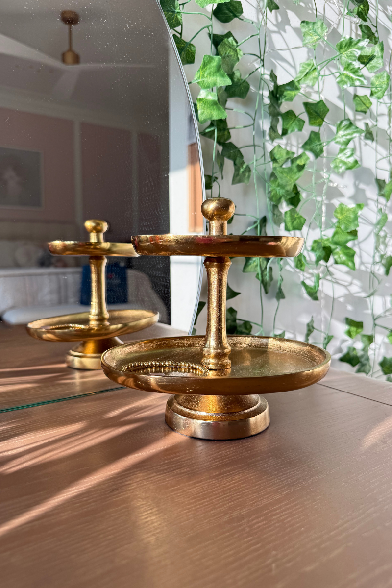 Gold 2-Tier Stand/Jewelry Holder、mySite、hinf8tx79