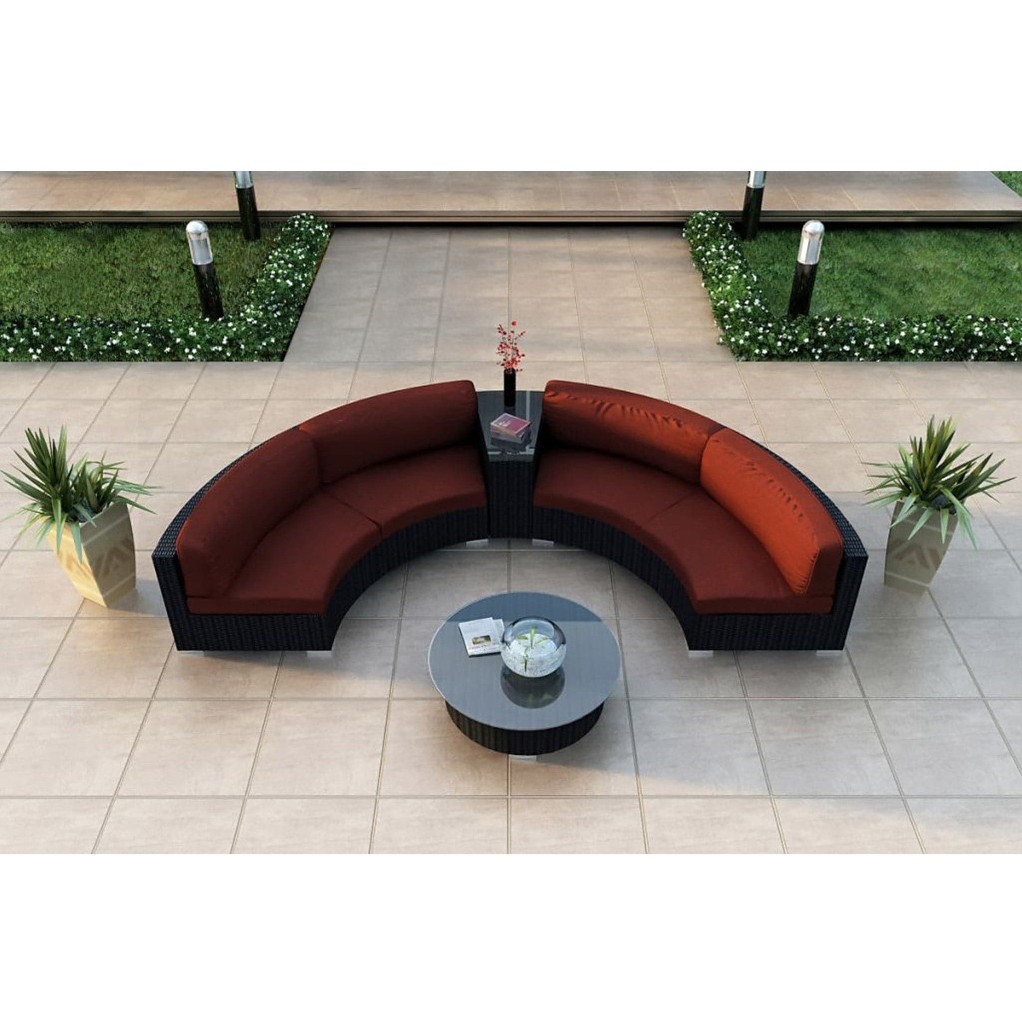 Urbana 4 Piece Curve Sectional Set、mySite、neckold
