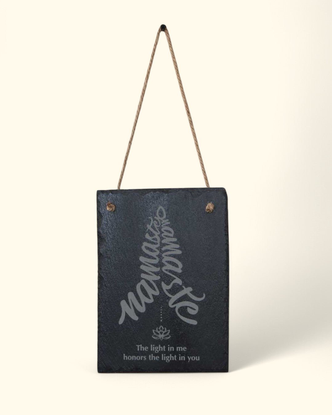 Artistic Namaste Slate Wall Hanging、mySite、topwebapps