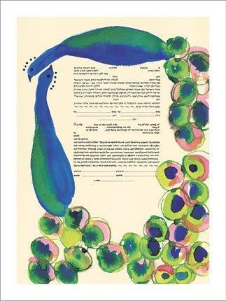  Peacocks Ketubah by Stephanie Adler、mySite、elrpsem3k