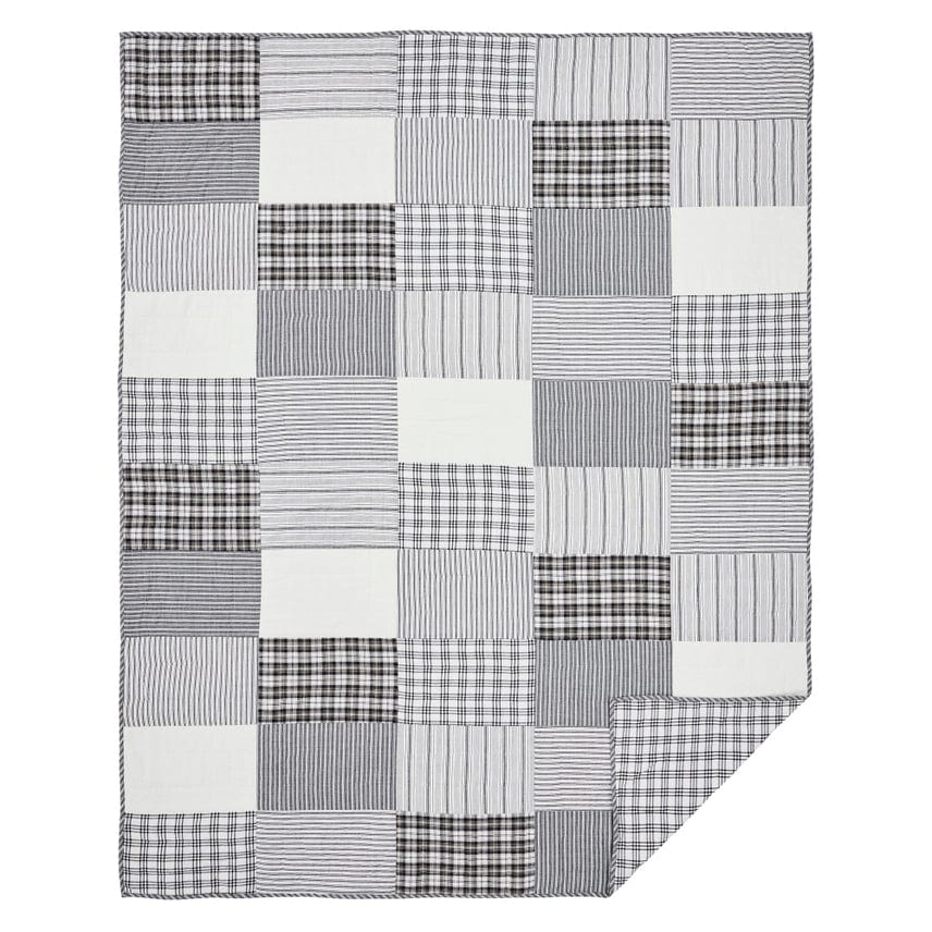 Sawyer Mill Black Patchwork Farmhouse Quilts、mySite、g9winljtr