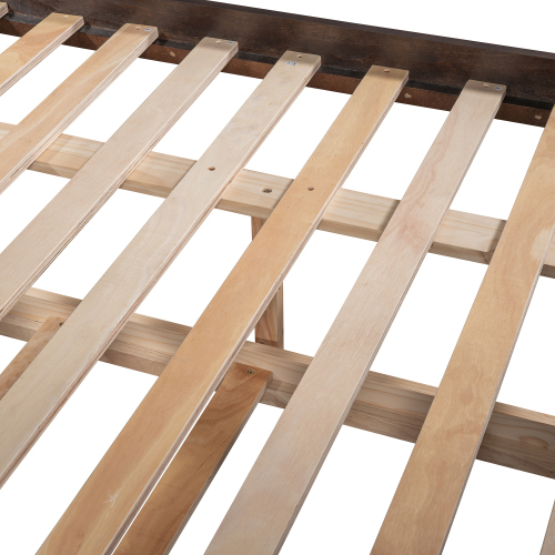 Full Over Full Bunk Bed with Twin Size Trundle, White ( old sku: LP000250AAK )、、casual