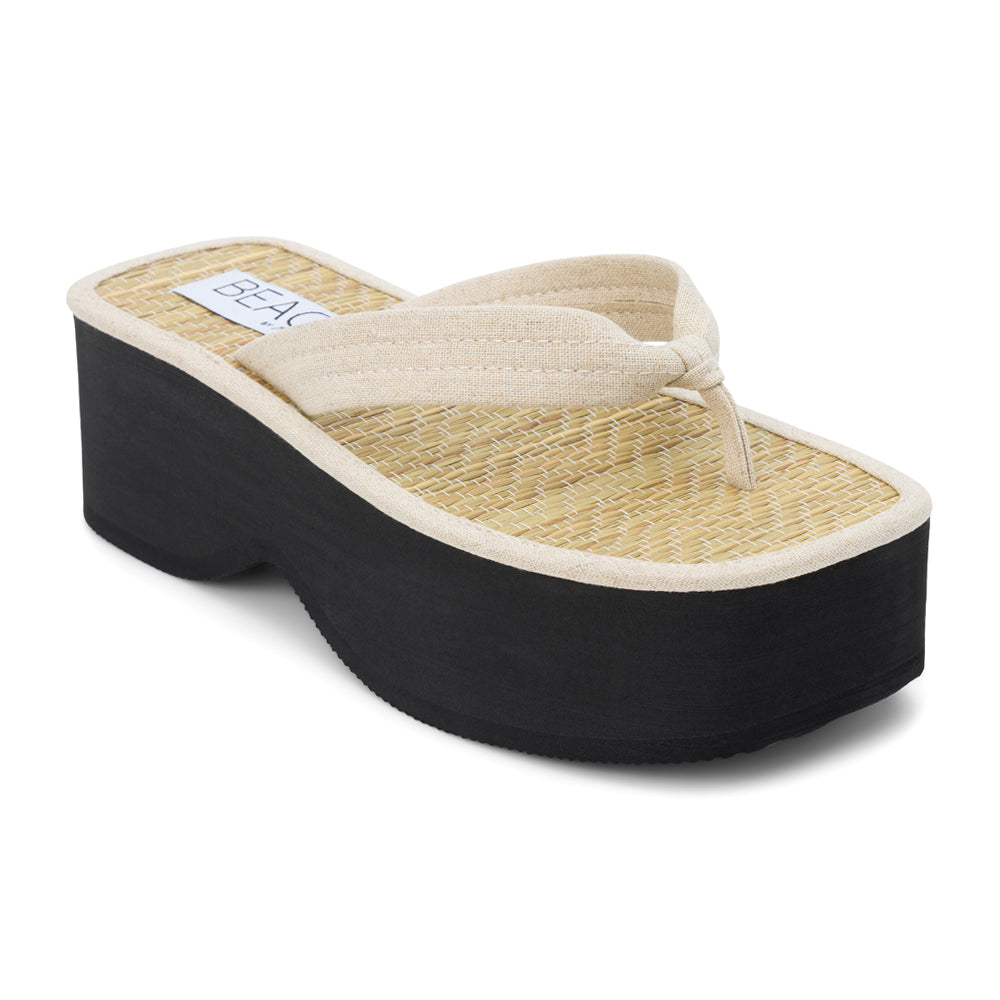 Vero Platform Flip Flop Sandals、mySite、gtrtttuynbv