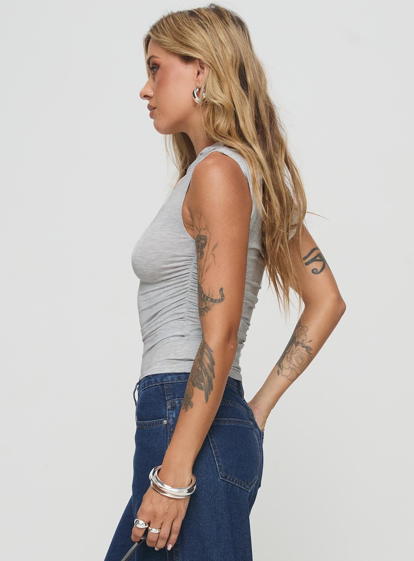 Beller Top Marle Grey、mySite、solidvoid