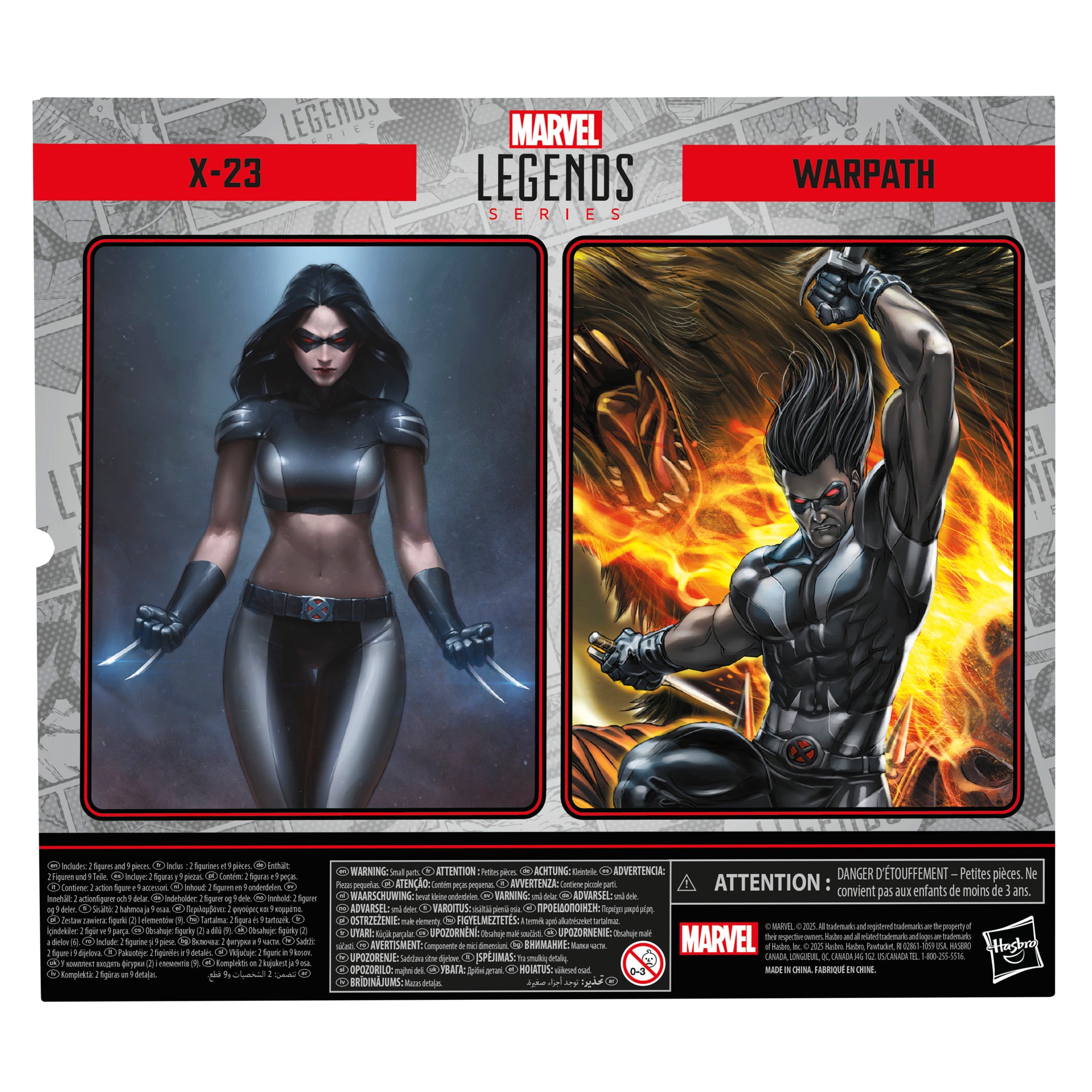 Marvel Legends Series X-Force X-23 & Warpath 2-Pack、mySite、hgirdovlk