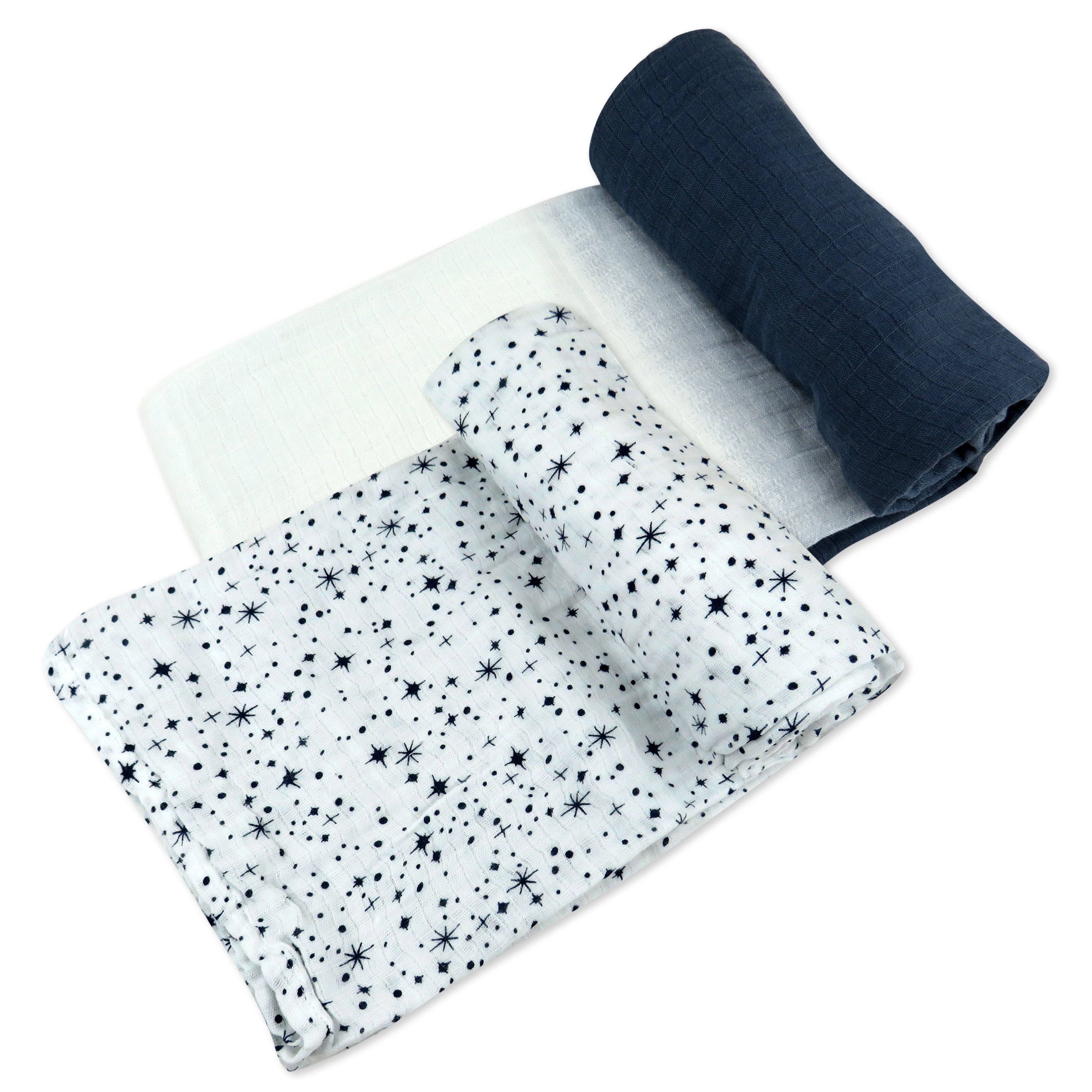  2-Pack Organic Cotton Swaddle Blankets、mySite、layawaytickets