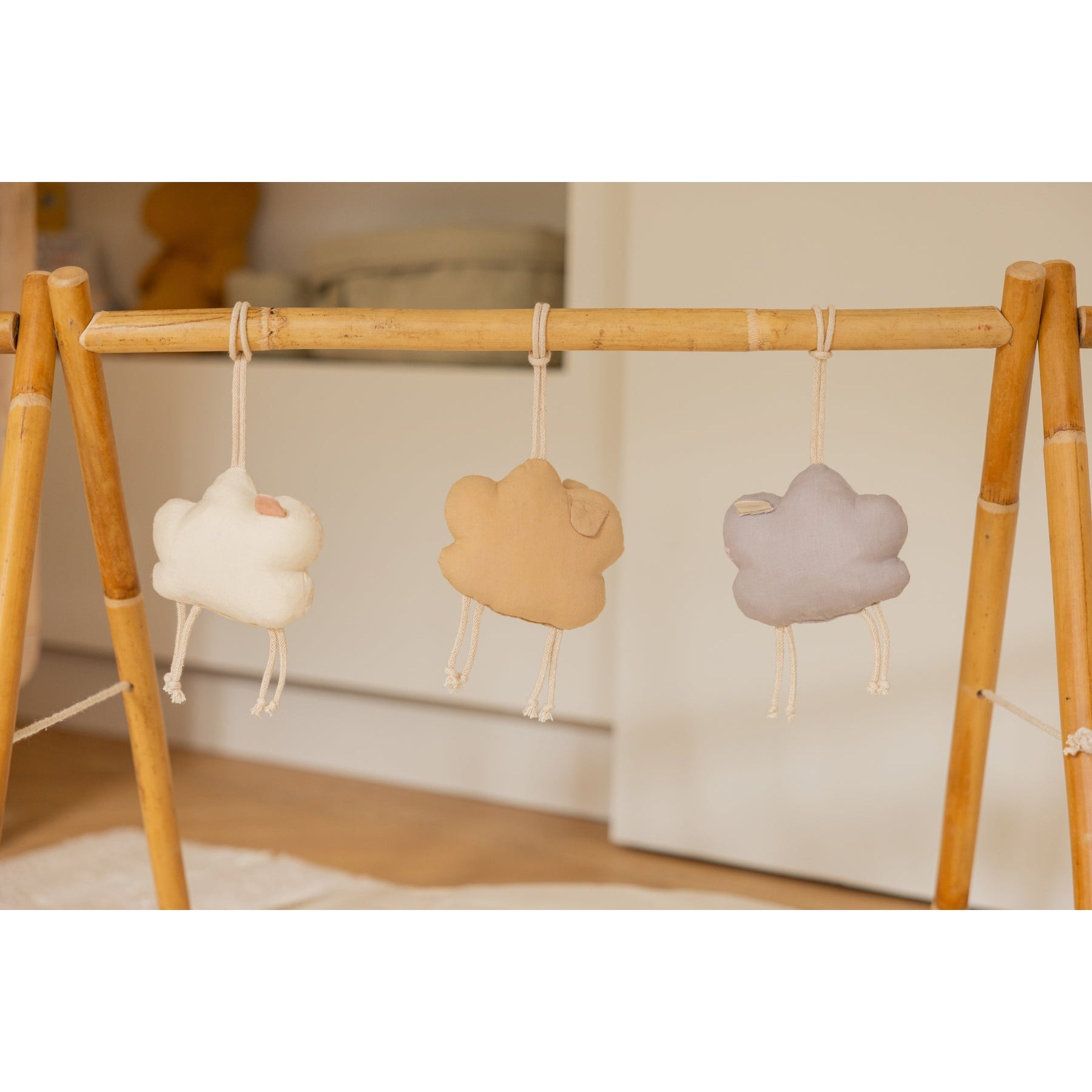 Little Sheep Set of 3 Rattle Toy Hangers、mySite、gigharbornorthrealestate
