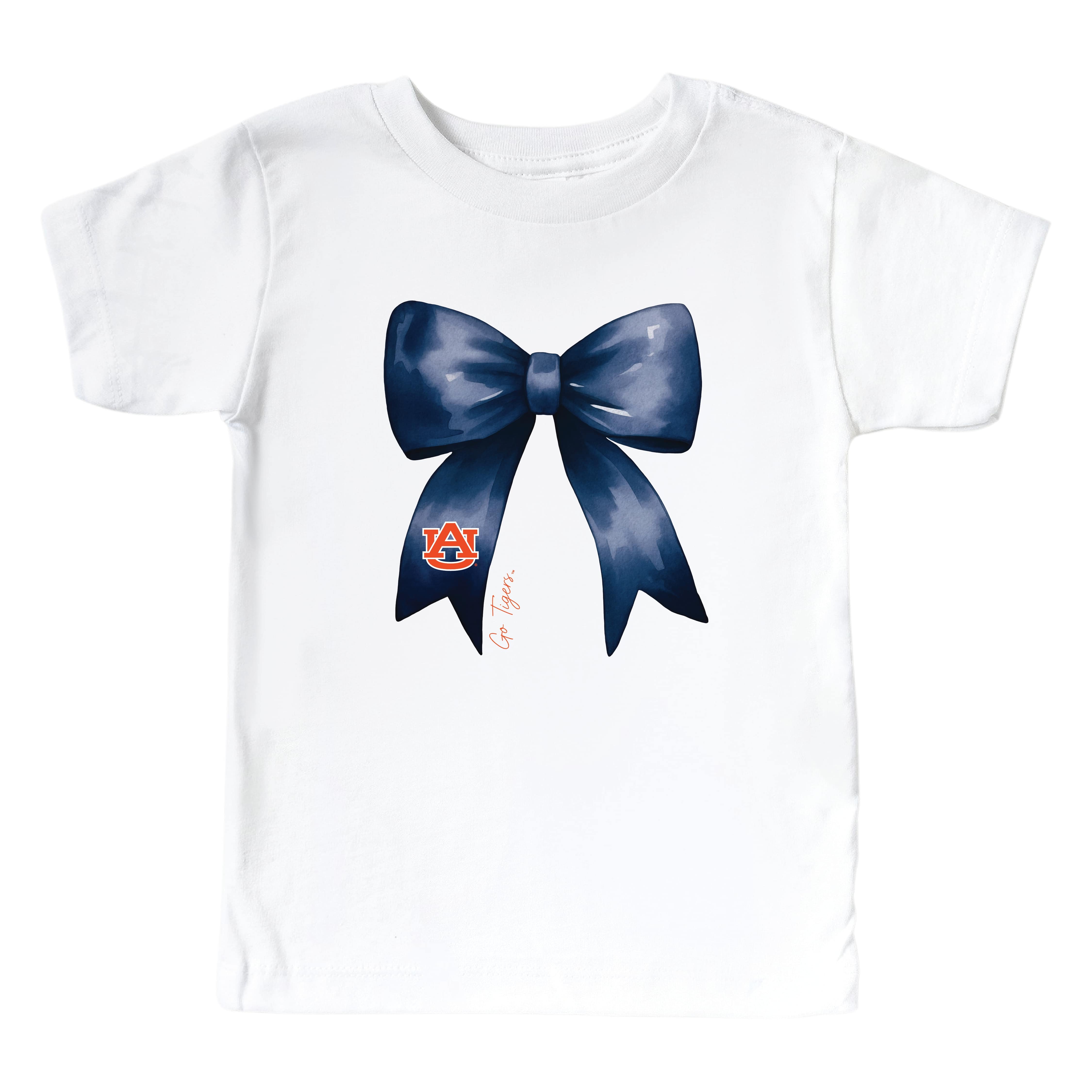  Auburn University | Footballs & Bows Kids Graphic Tee、mySite、layawaytickets