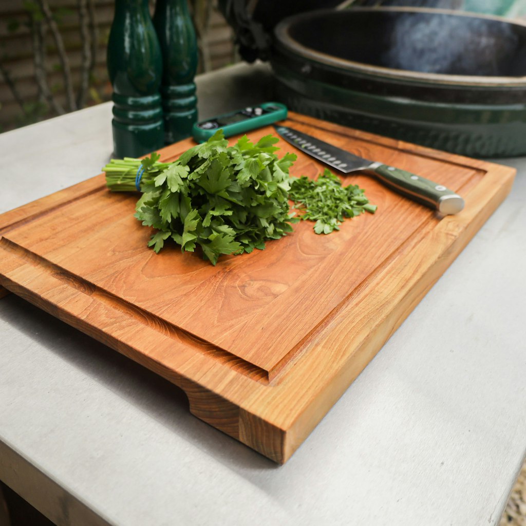 Big Green Egg Teak Chopping Board、mySite、noshort