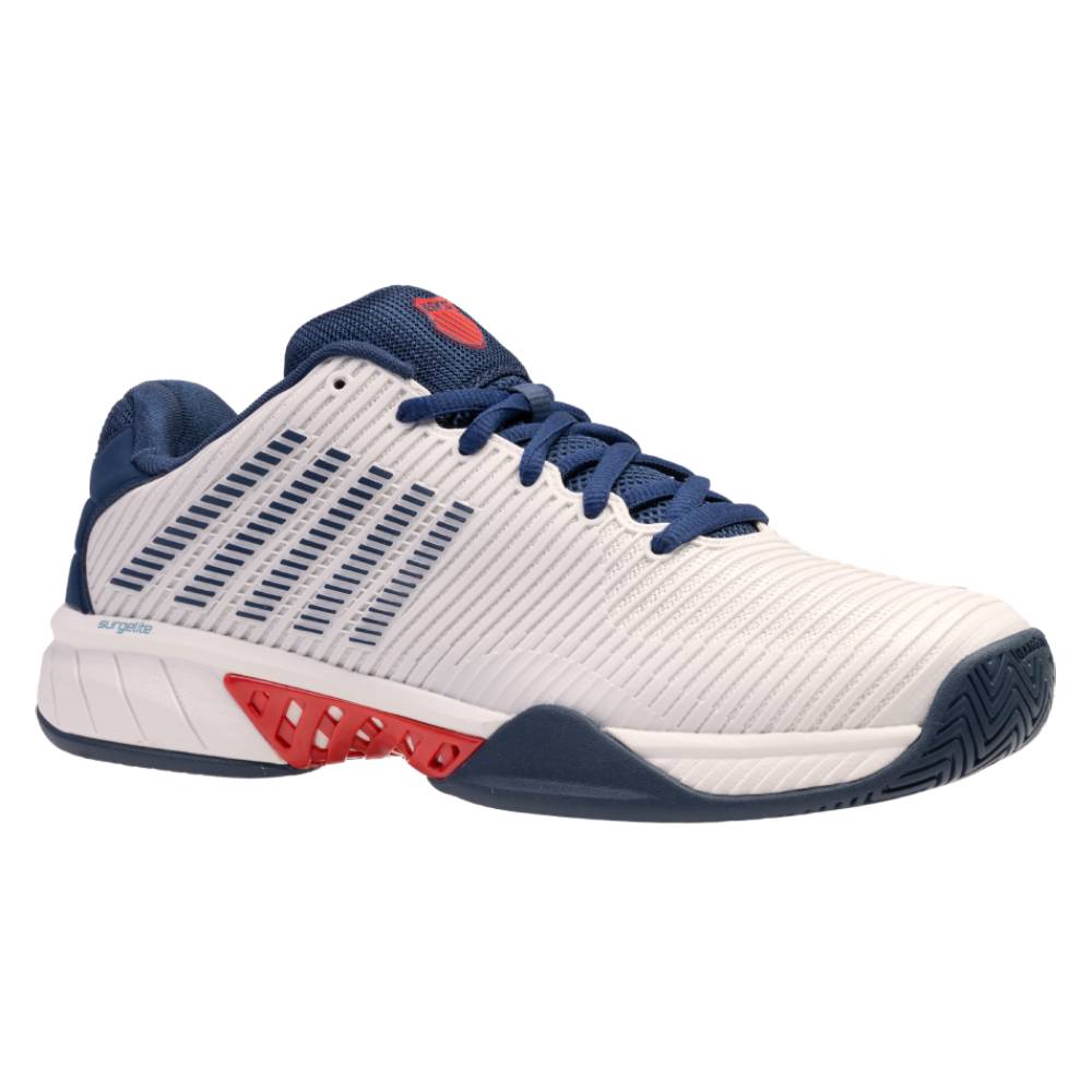 K-Swiss Hypercourt Express 2 Men's Tennis Shoe (White/Blue)、mySite、neckold