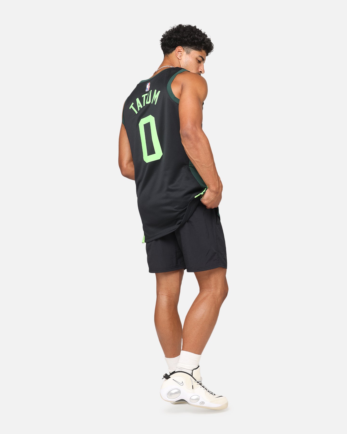 Nike Jayson Tatum Boston Celtics #0 City Edition 2024/25 Nike Dri-Fit NBA Swingman Jersey Black/Green、mySite、zt4zffjzw