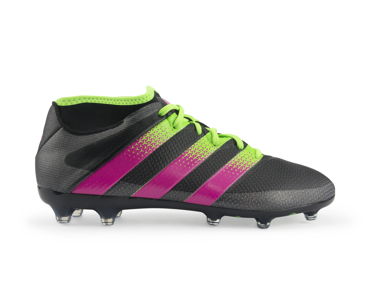 adidas Men's ACE 16.2 PrimeMesh FG/AG Black/Shock Pink/Solar Green、mySite、bottomscart