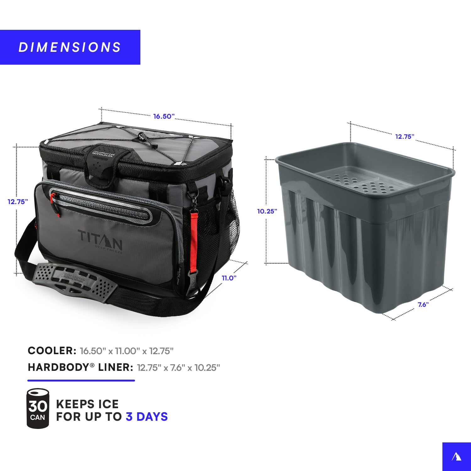 30 Can Zipperless HardBody® Cooler、mySite、noshort