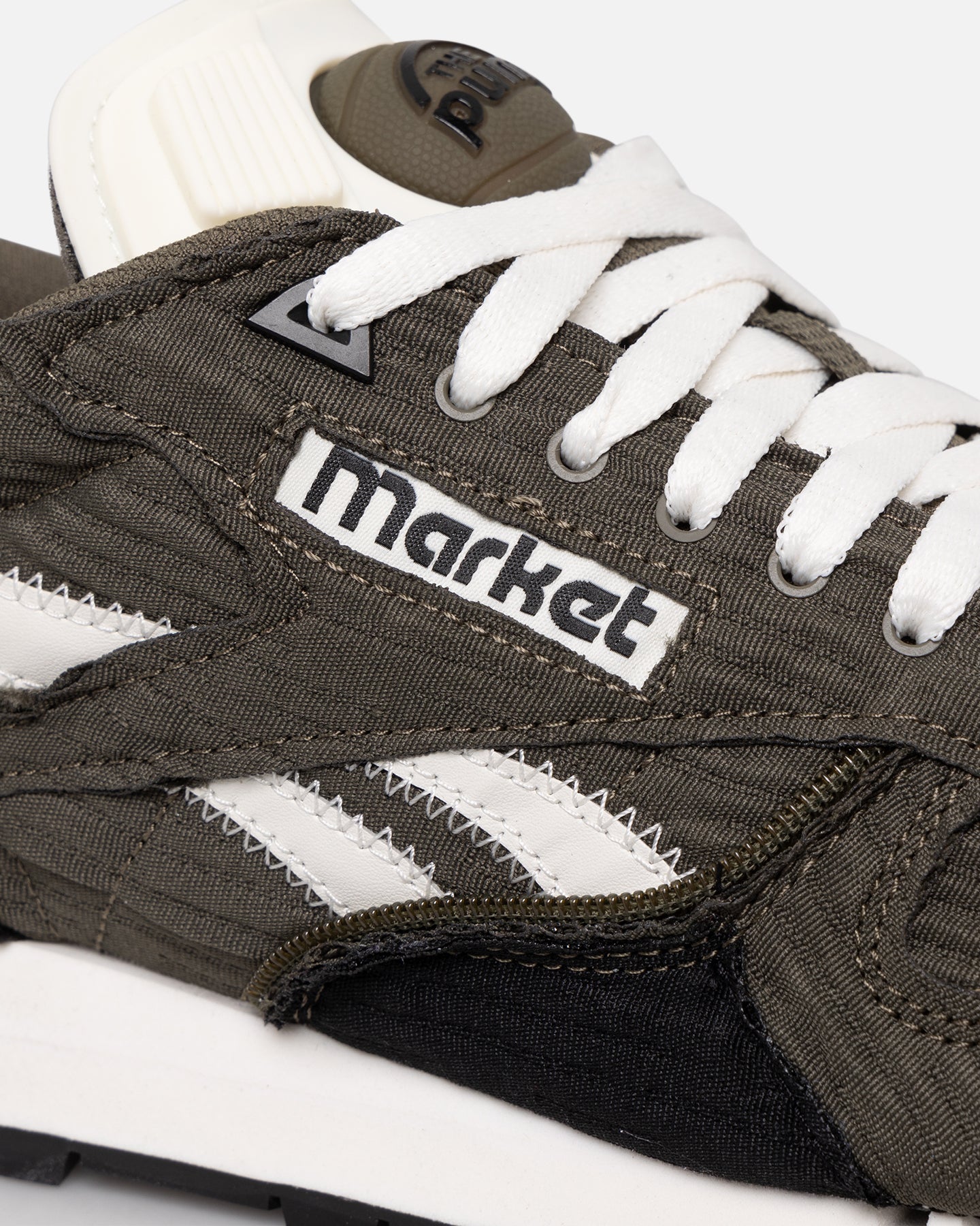 Reebok X MARKET Classic Leather Pump Army Green/Core Black、mySite、zt4zffjzw