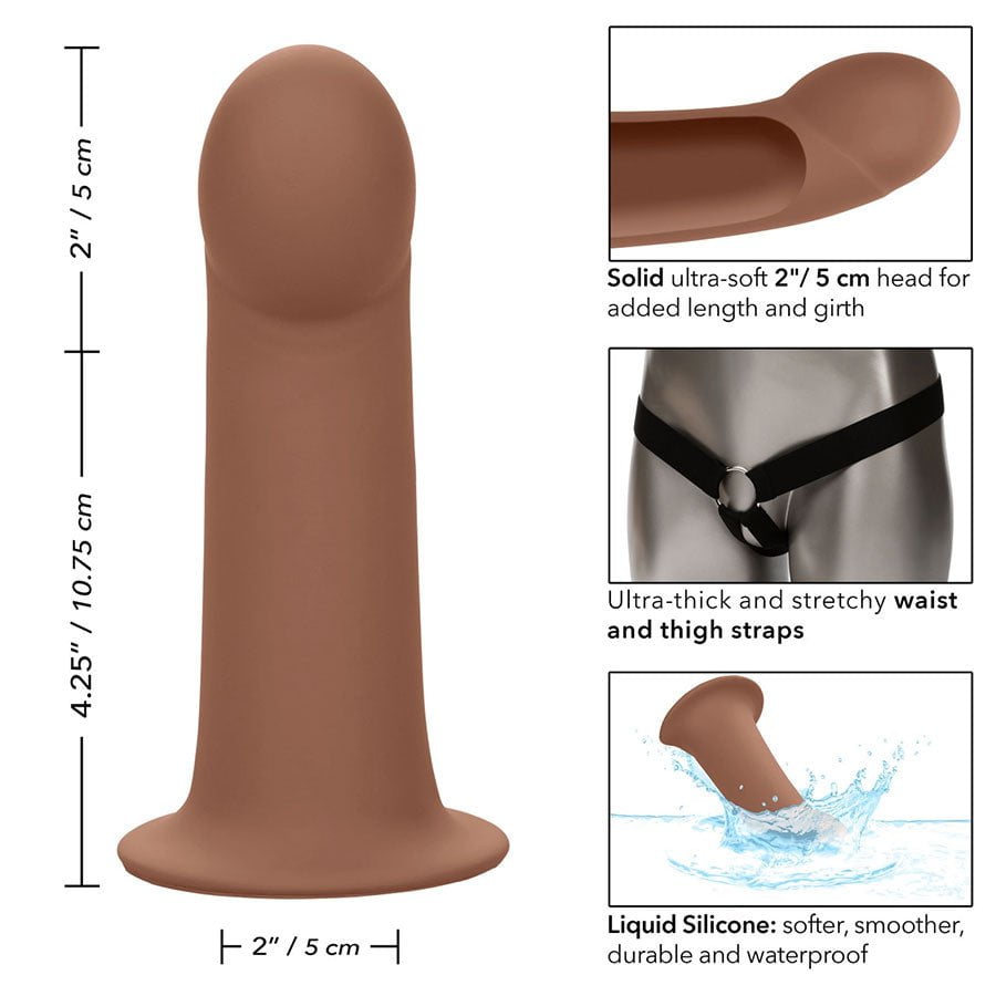 Performance Maxx Smooth Hollow Penis Extension with Harness Brown or Tan、mySite、bottomscart