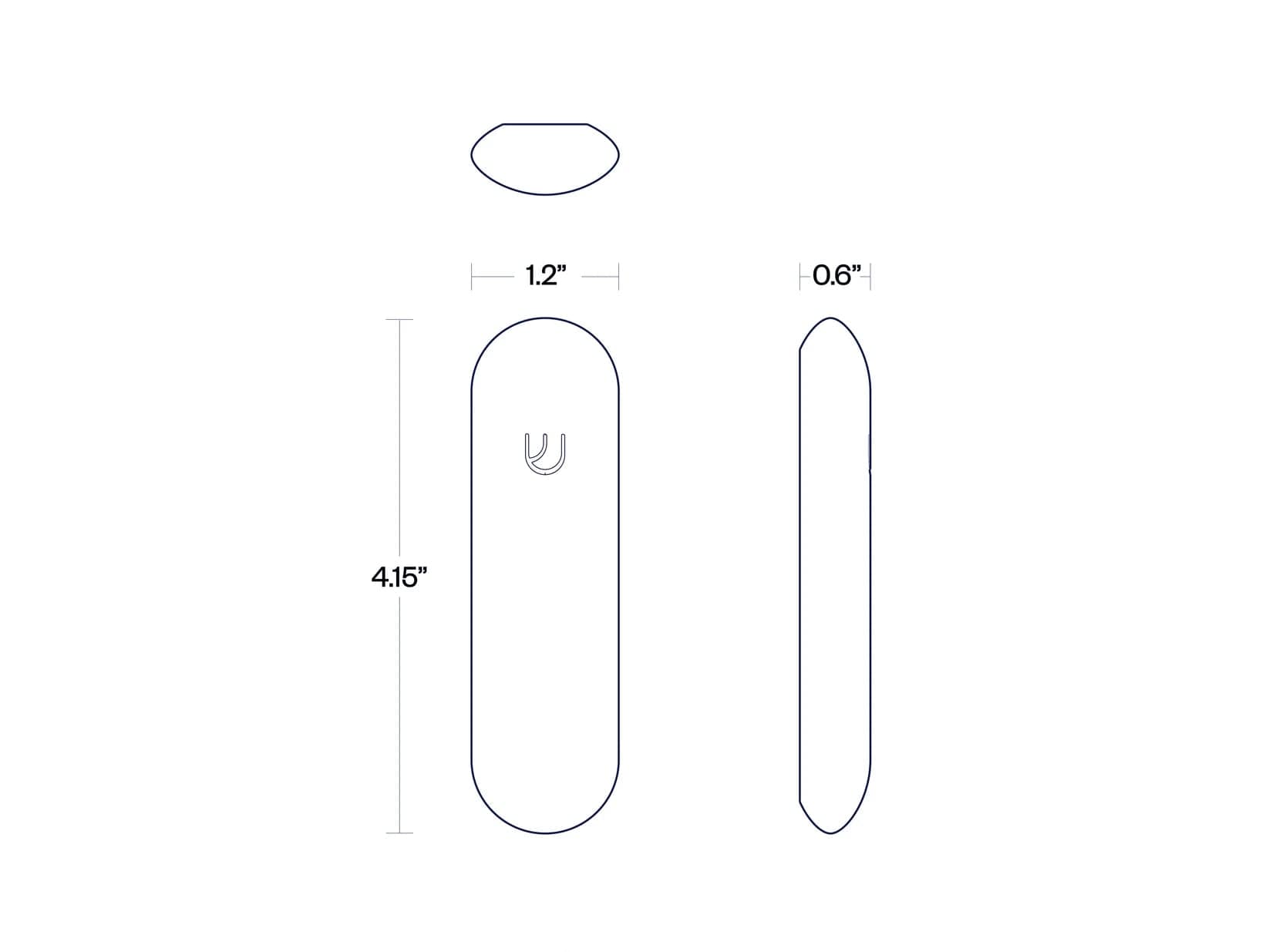 Ceramic Pill Mezuzah Case - Indigo、mySite、topwebapps