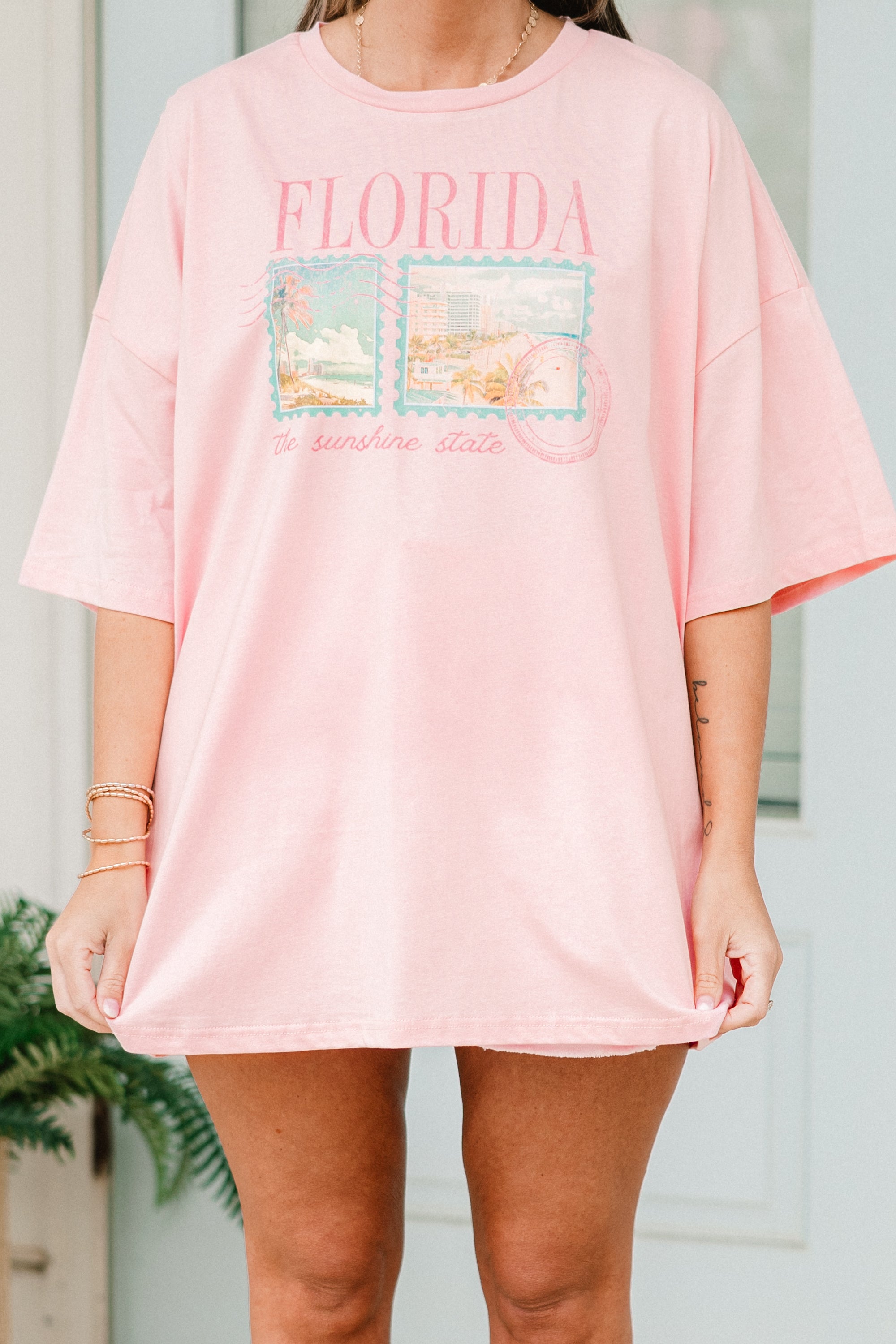  The Sunshine State Boyfriend Tee, Dusty Pink、mySite、justintrudeaud