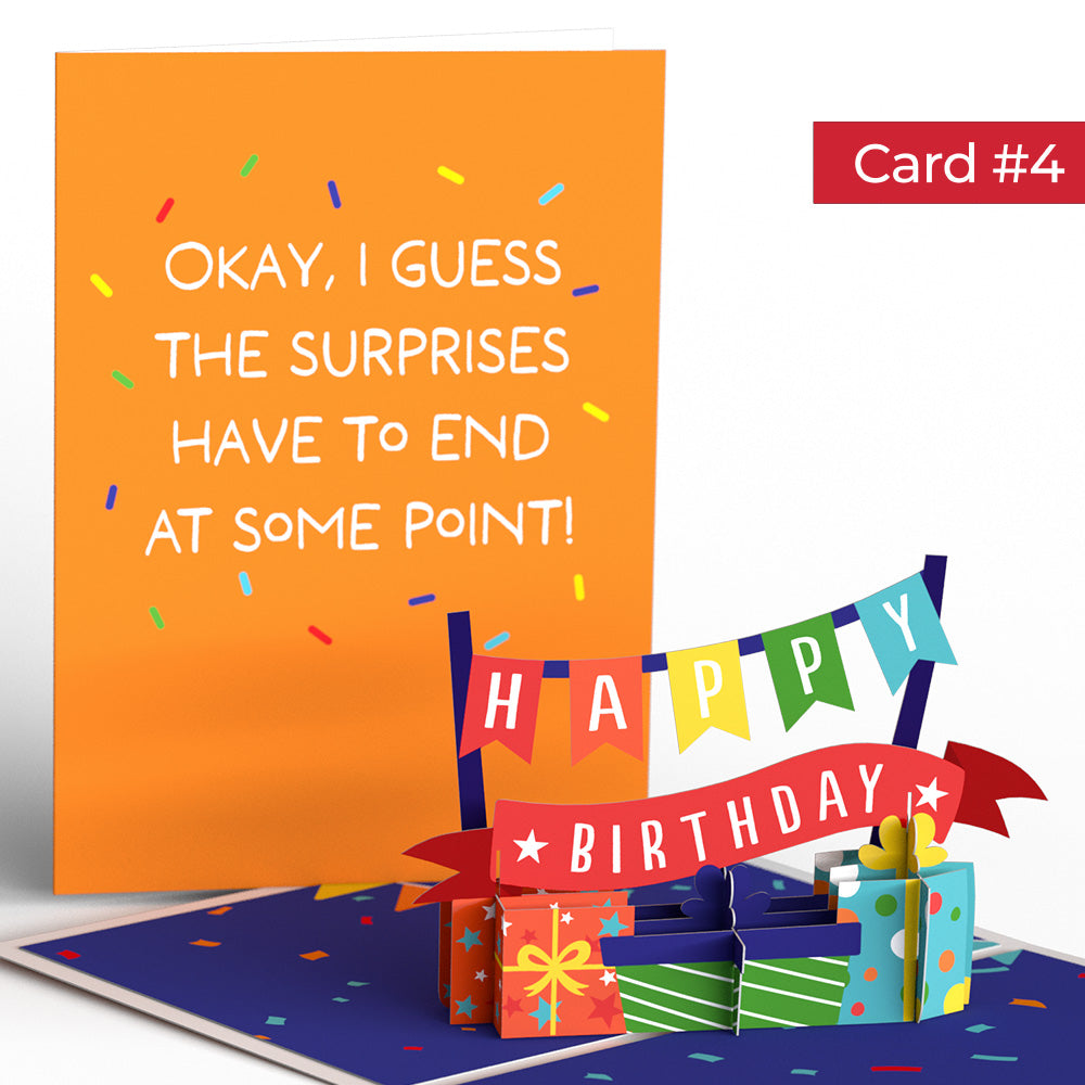 Happy Birthday Endless Surprises 4-in-1 Nesting Card、mySite、solidvoid