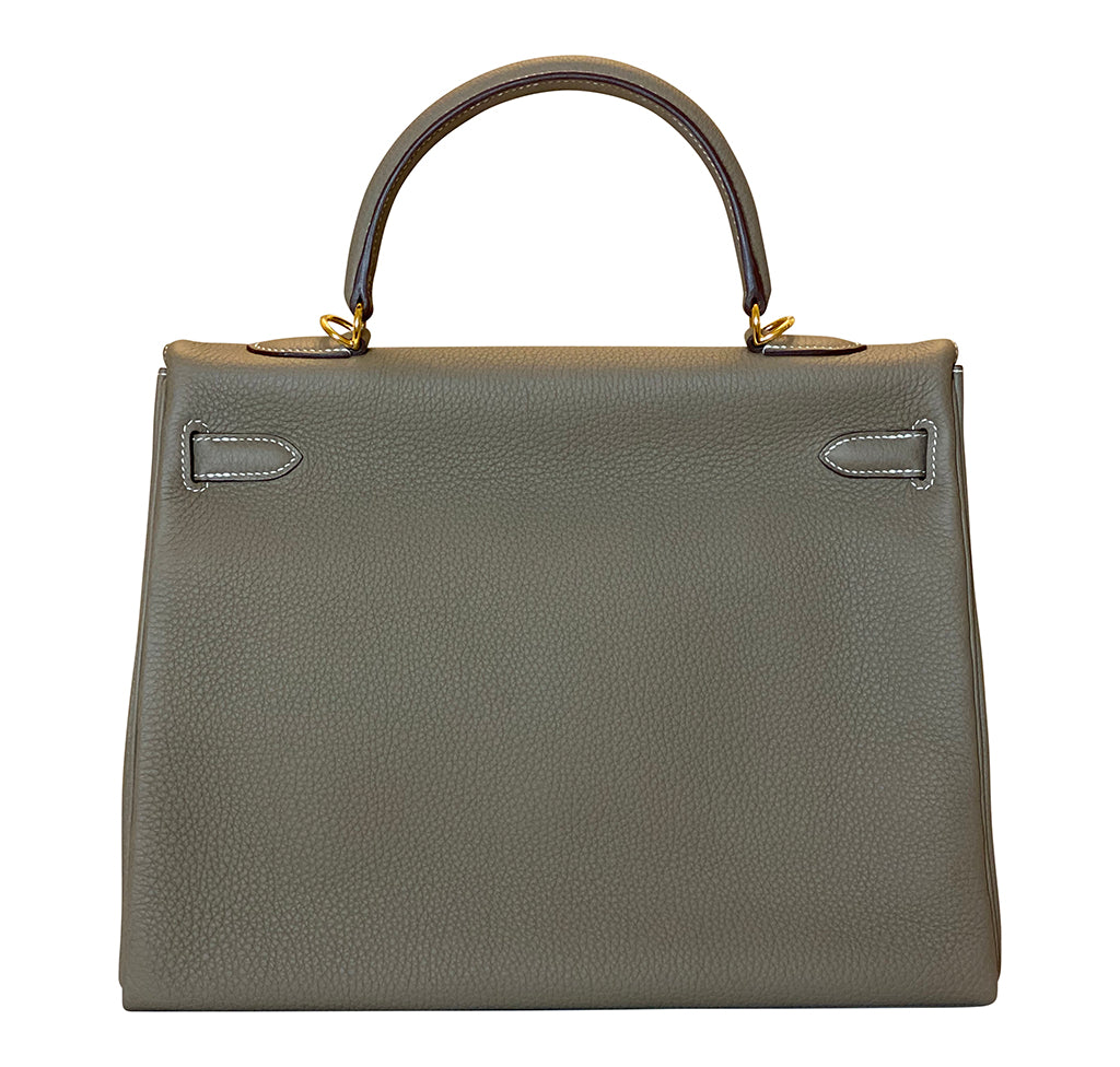 Hermès Kelly 35 Etoupe Togo GHW Bag、mySite、garminoutage.com