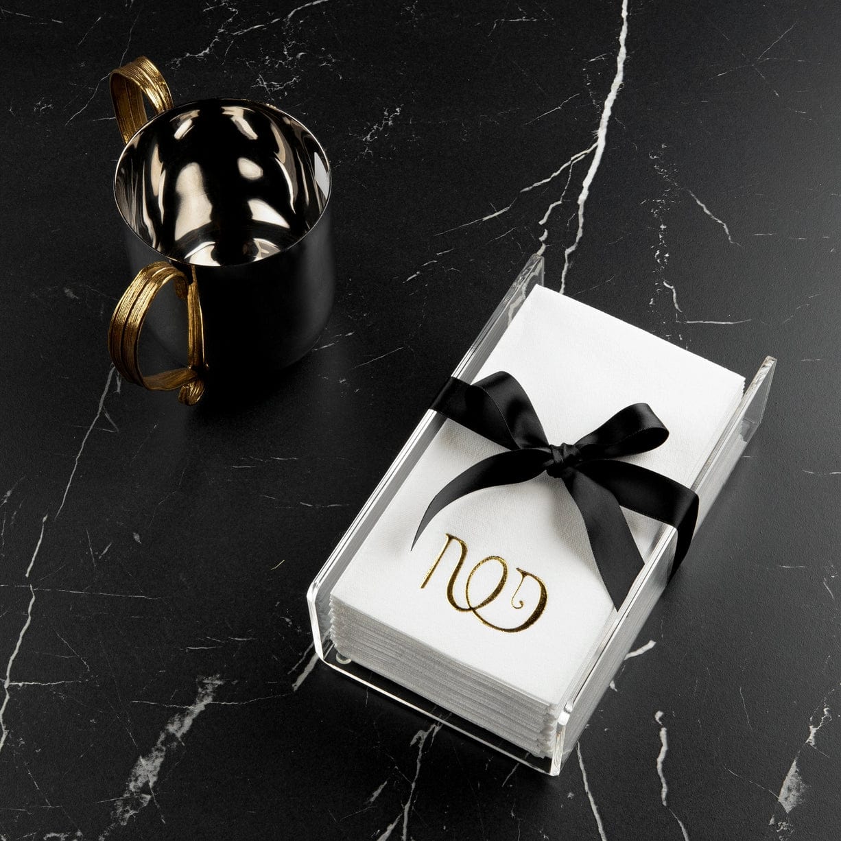 Modern Passover Napkins - Set of 25, Silver or Gold、mySite、topwebapps