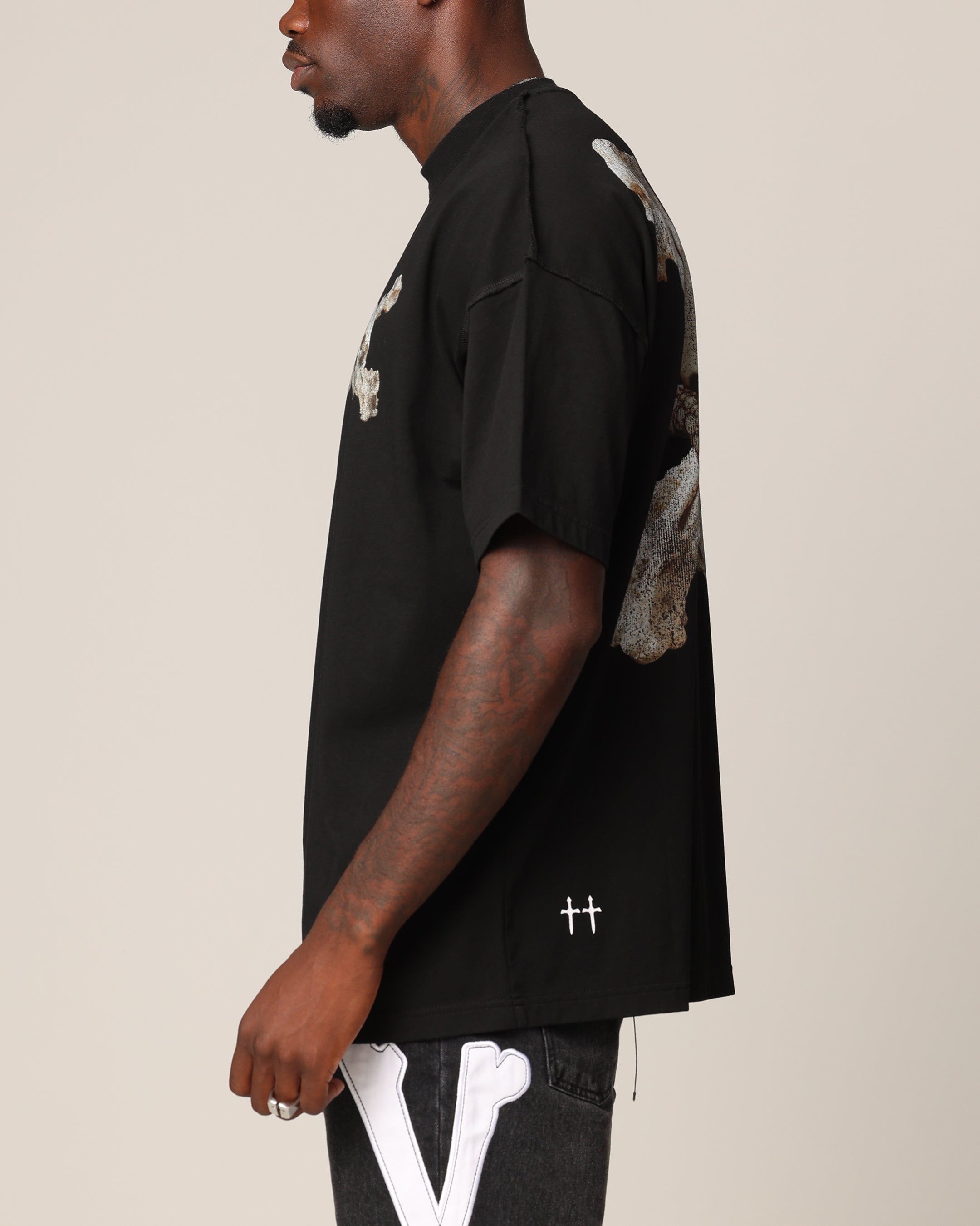 Saint Morta Corpus Boxy T-Shirt Black、mySite、zt4zffjzw