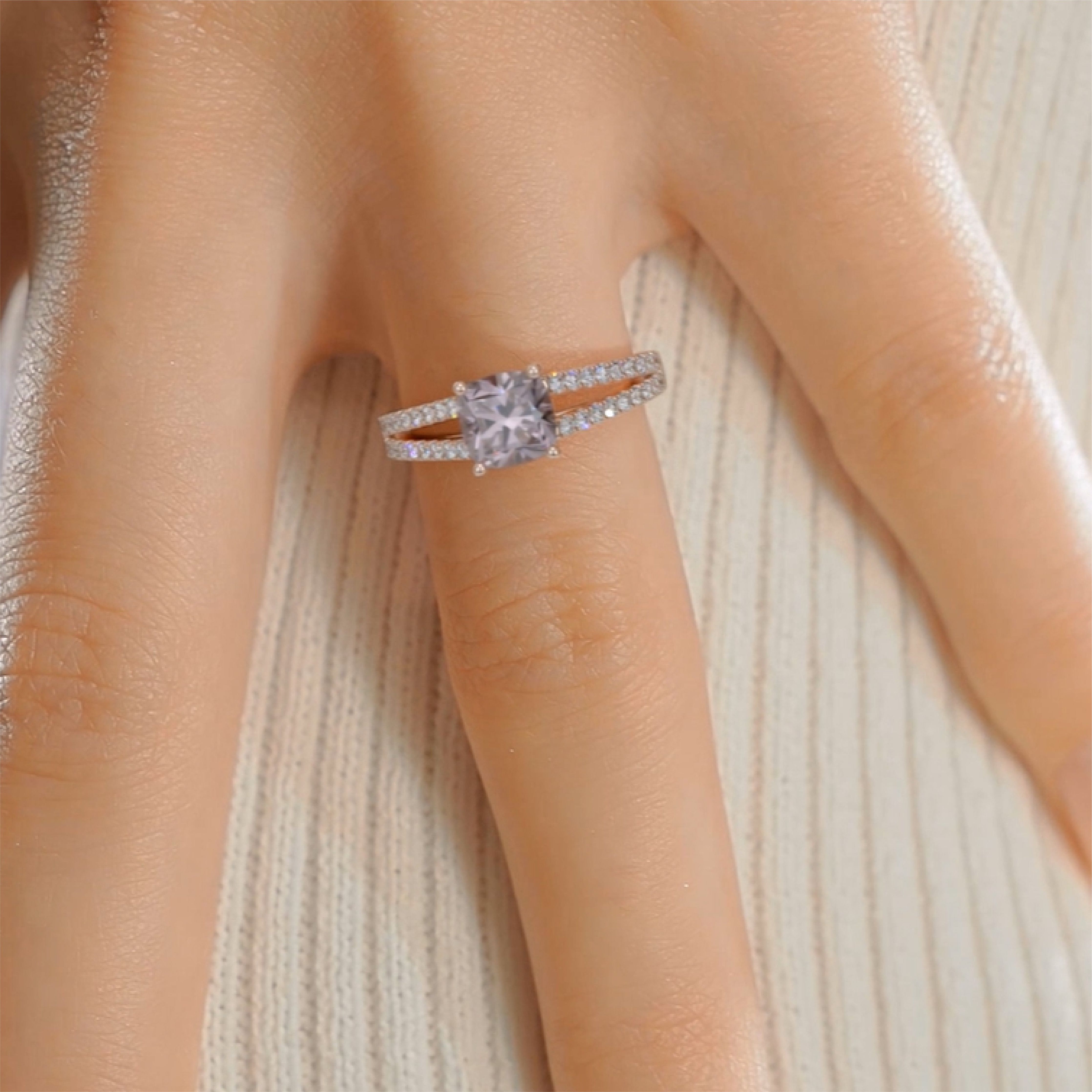 Sadie Pink Gemstone & Diamonds Ring (2.05 Carat) -14K Rose Gold、mySite、hinf8tx79