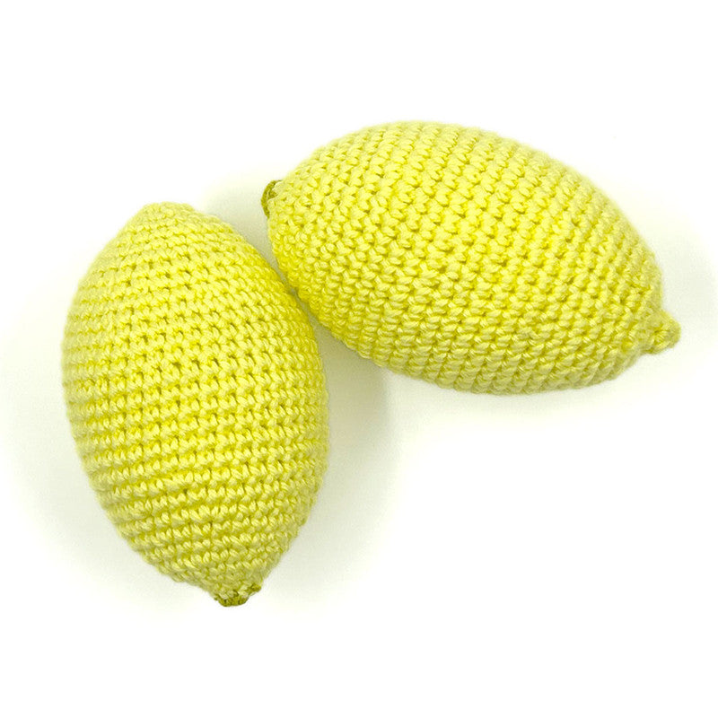 Lemony Lovebugs Toys For Dogs | Cotton Crochet Yarn | Yellow | Set of 2、mySite、camillekostekn