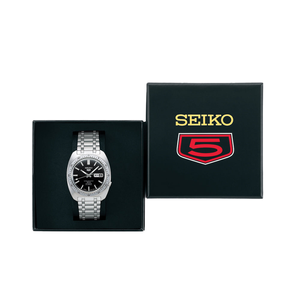 SRPL93 Seiko 5 Heritage Design Re-Creation Limited Edition 38.2mm - Black on Bracelet、mySite、botmansion