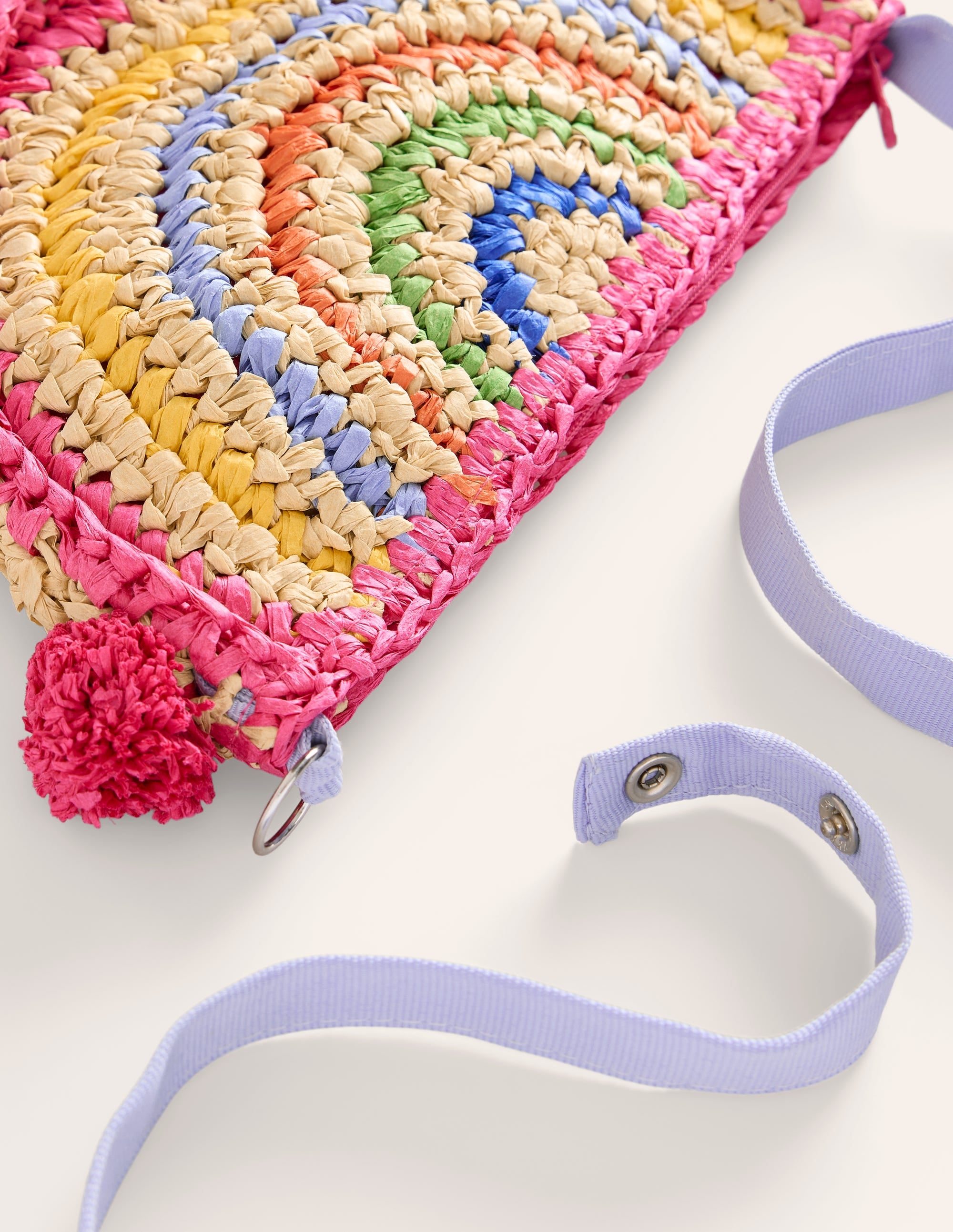  Straw Rainbow Bag-Multi Rainbow、mySite、ashleygrahame