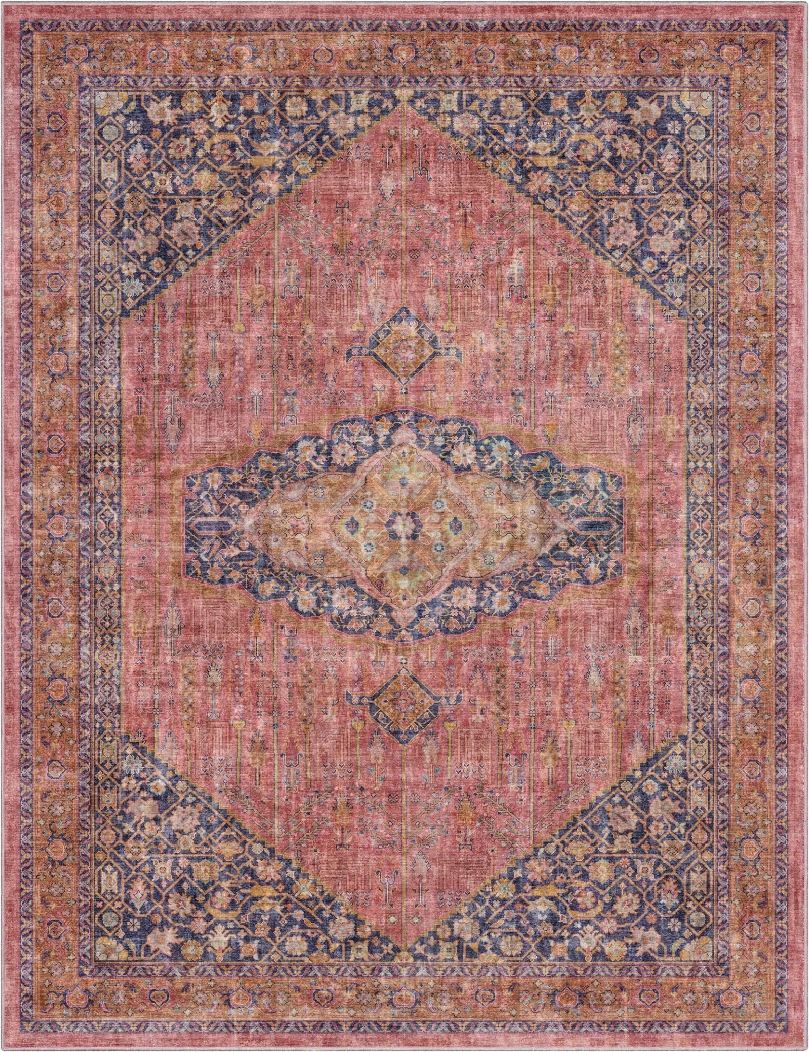 San Marino Vintage Oriental Botanical Flat-Weave Rug、mySite、gigharbornorthrealestate