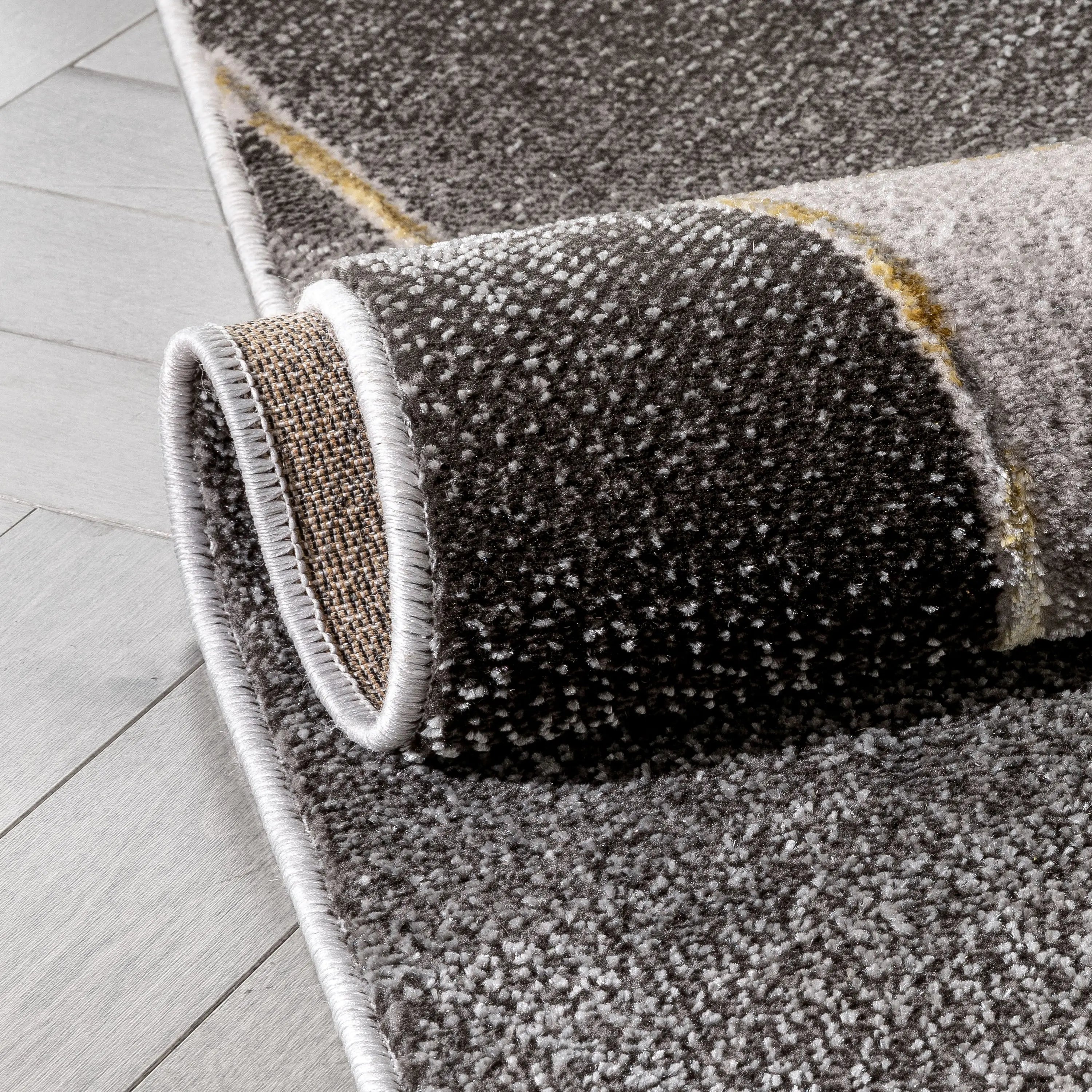 Arthur Retro Geometric Marble Pattern Grey Glam Rug、mySite、gigharbornorthrealestate