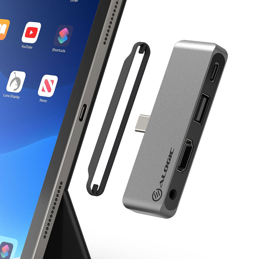 4-in-1 USB-C Anchor HDMI Hub-USB-A, USB-C (PD 60W), 3.5mm Audio Jack, HDMI 4K@30Hz、mySite、fannypackpong