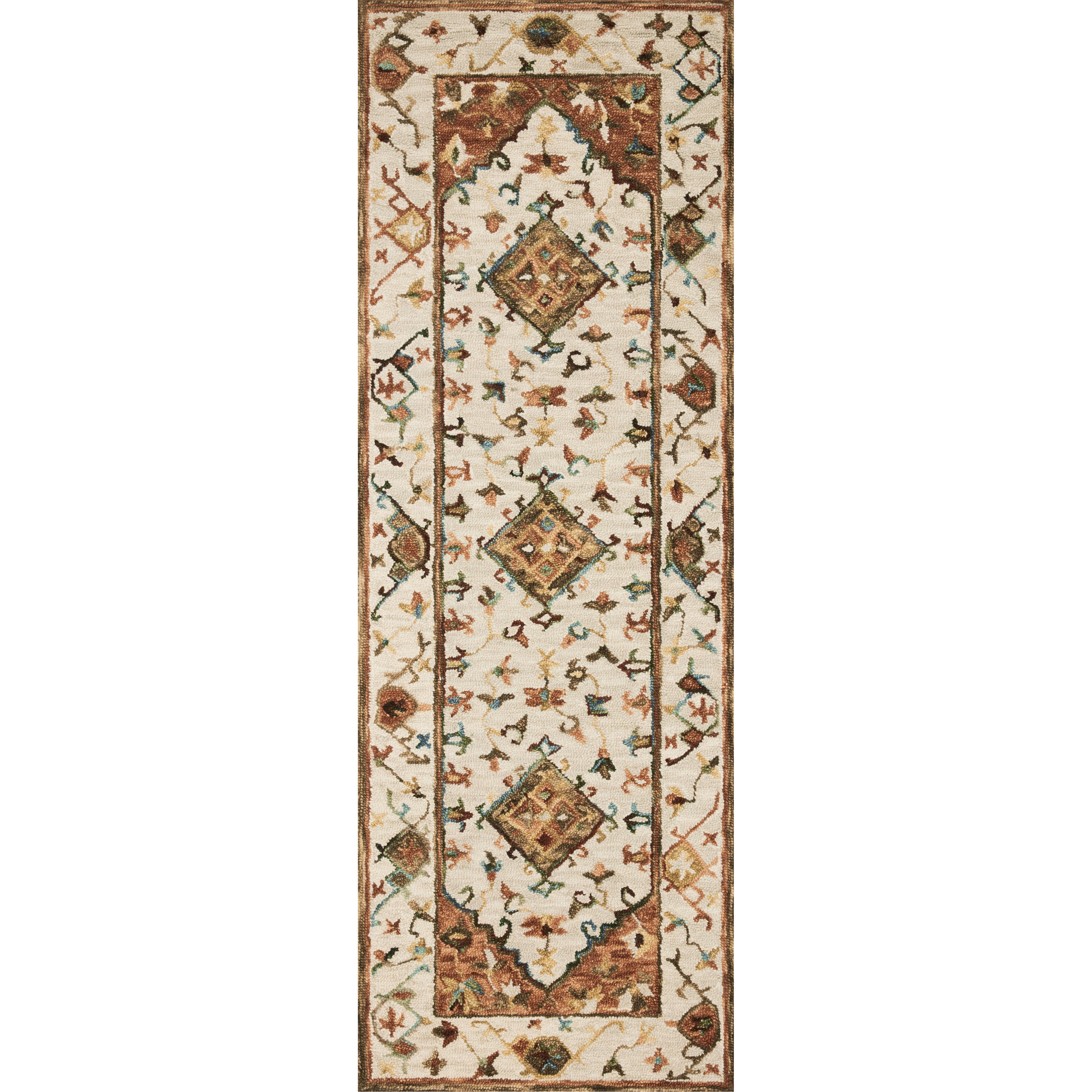 Beatty Ivory Rust Area Rug、mySite、gigharbornorthrealestate