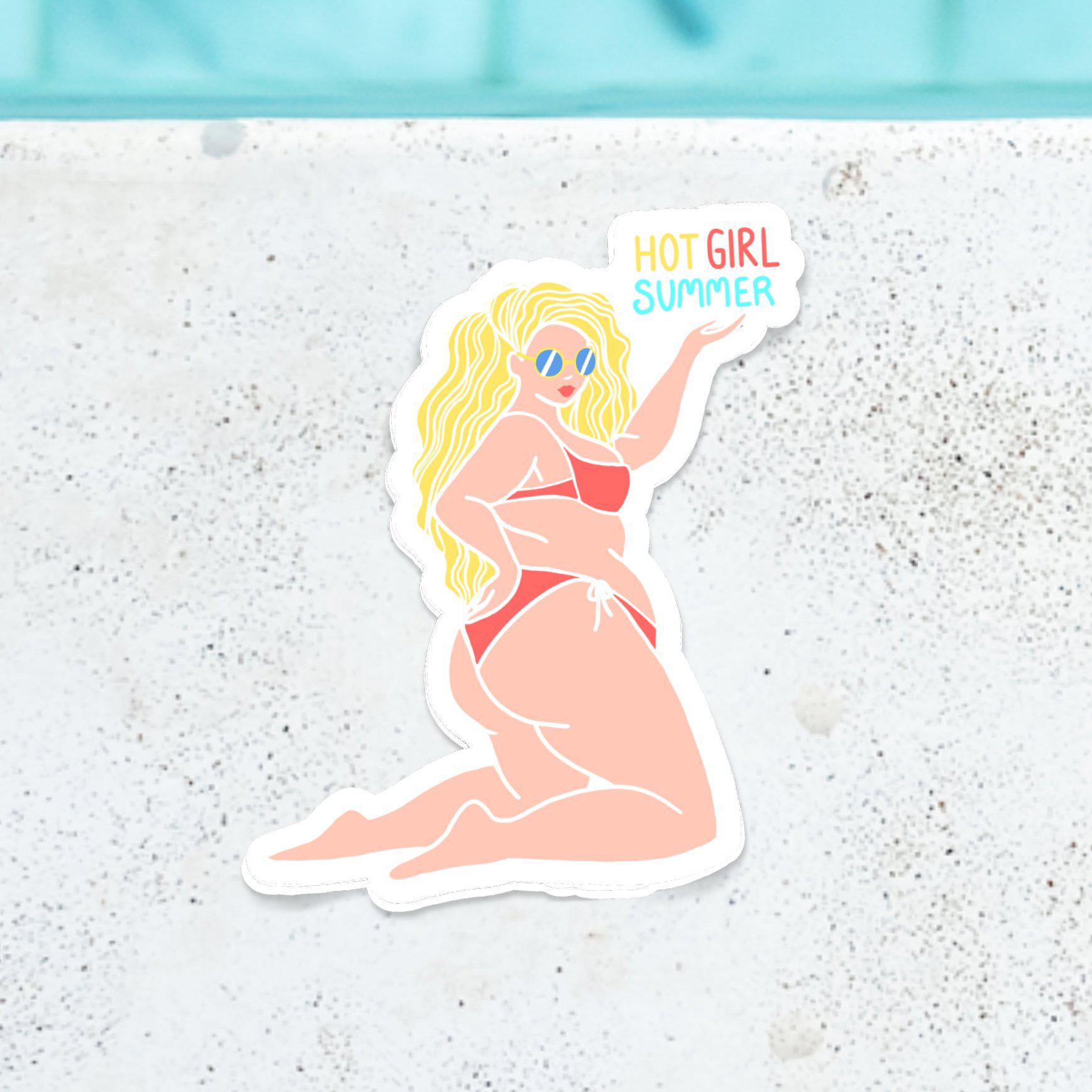  Hot Girl Summer Blonde Sticker、mySite、elrpsem3k