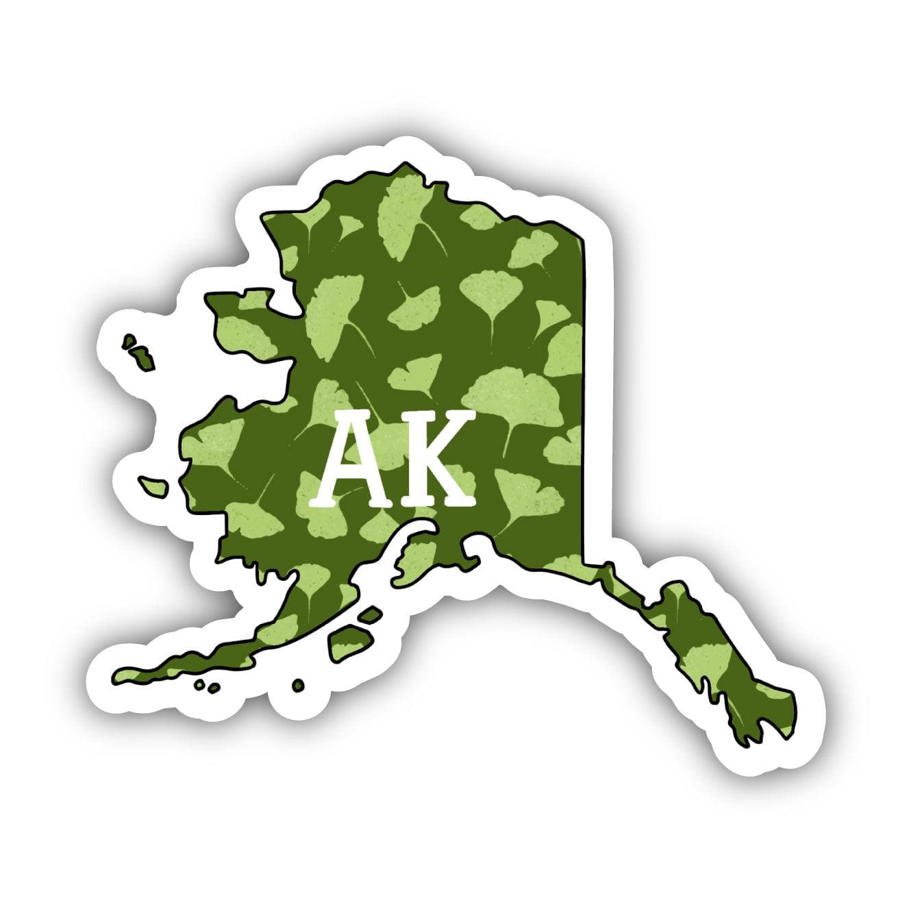  Alaska Green Nature Sticker、mySite、ghnorth
