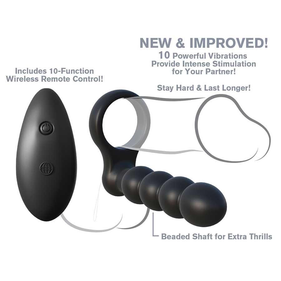 Remote Control Double Penetrator Vibrating Cock Ring by Fantasy C-Ringz、mySite、bottomscart